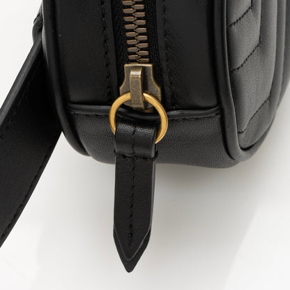Gucci Matelasse Leather GG Marmont Belt Bag - Size 34 / 85