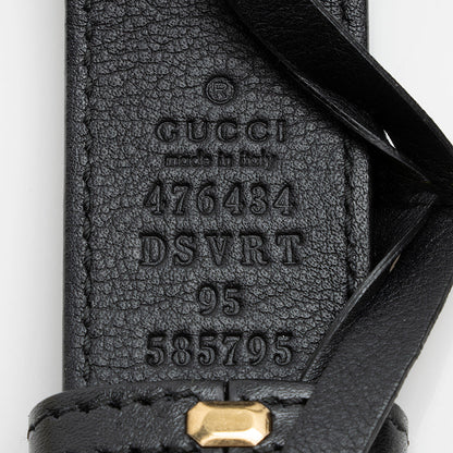 Gucci Matelasse Leather GG Marmont Belt Bag - Size 95