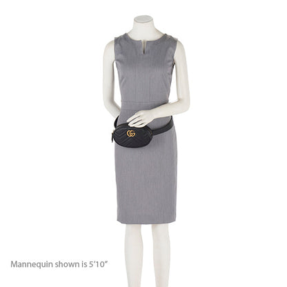 Gucci Matelasse Leather GG Marmont Belt Bag - Size 95