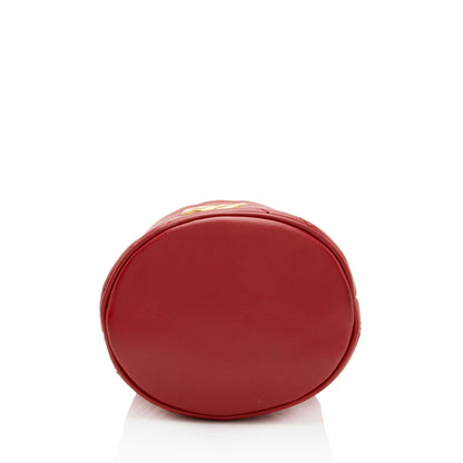 Gucci Matelasse Leather GG Marmont Mini Bucket Bag (SHF-T9mlN1)