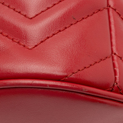 Gucci Matelasse Leather GG Marmont Mini Bucket Bag (SHF-T9mlN1)
