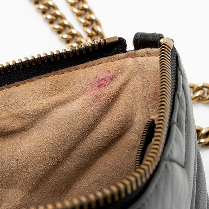 Gucci Matelasse Leather GG Marmont Mini Chain Bag (SHF-CwKDsc)