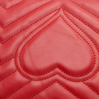 Gucci Matelasse Leather GG Marmont Small Flap Shoulder Bag