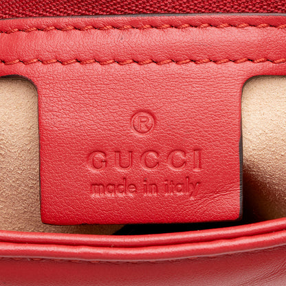 Gucci Matelasse Leather GG Marmont Small Flap Shoulder Bag