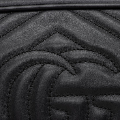Gucci Matelasse Leather GG Marmont Small Shoulder Bag (SHF-yWuLoN)
