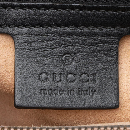 Gucci Matelasse Leather GG Marmont Top Handle Small Satchel