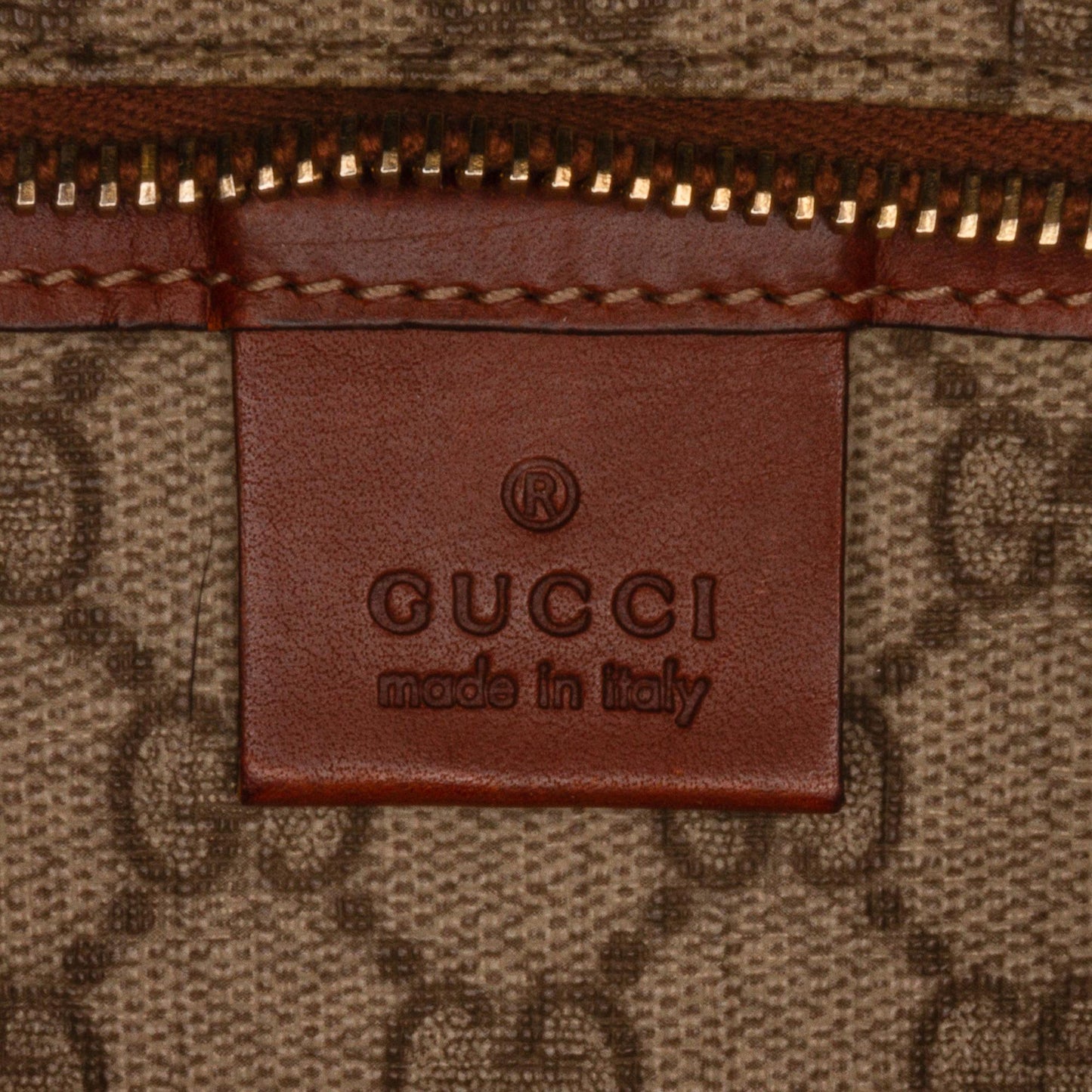 Gucci Medium GG Supreme Web Loop Vertical Tote (SHG-fppdZz)