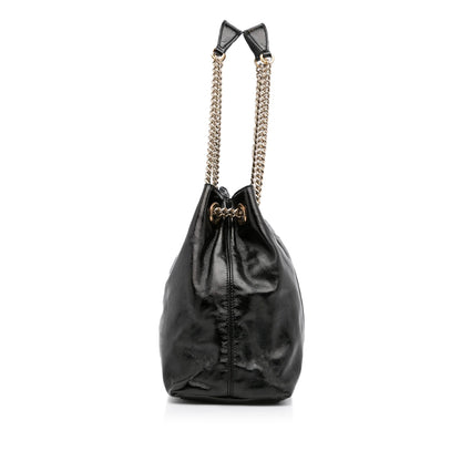 Gucci Medium Patent Soho Chain Tote (SHG-skULqA)