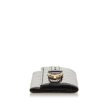 Gucci Microguccissima Nice Patent Leather Key Holder