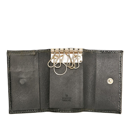 Gucci Microguccissima Nice Patent Leather Key Holder