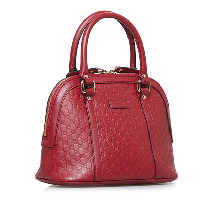 Gucci Mini Microguccissima Dome Satchel (SHG-PWOv7R)