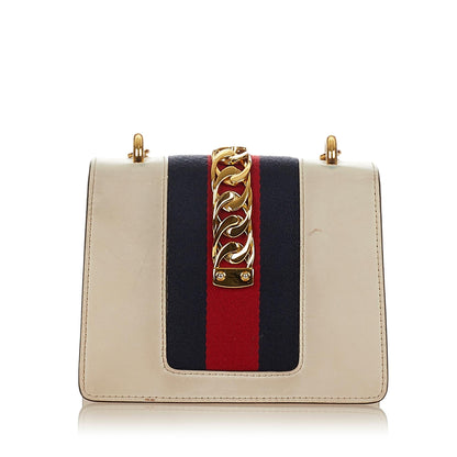 Gucci Mini Sylvie Leather Chain Shoulder Bag