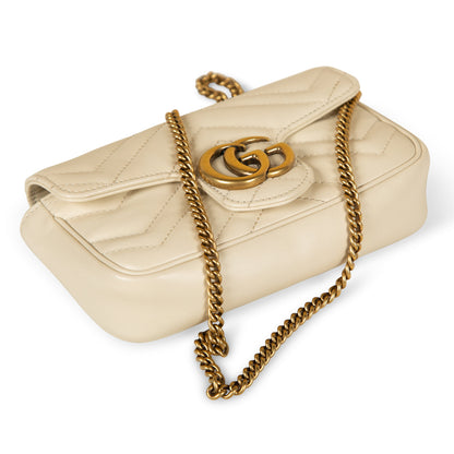 Gucci Super Mini Marmont - White