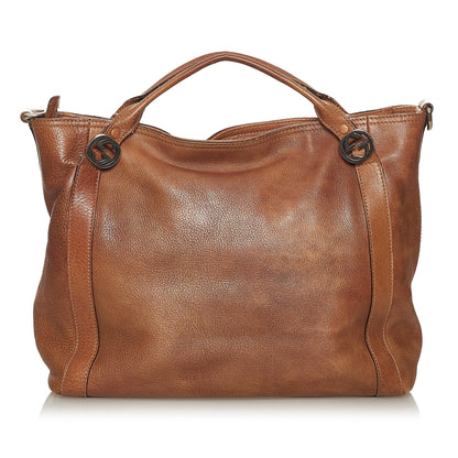 Gucci Miss GG Leather Satchel