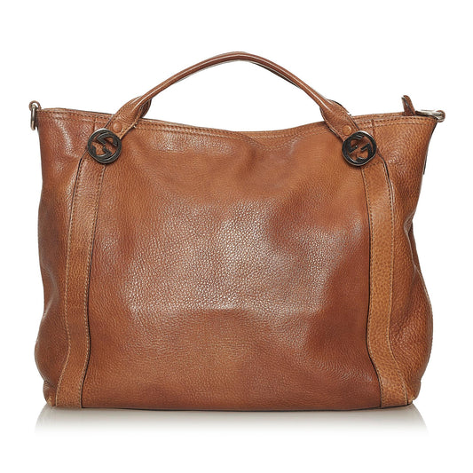 Gucci Miss GG Leather Satchel