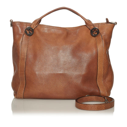 Gucci Miss GG Leather Satchel