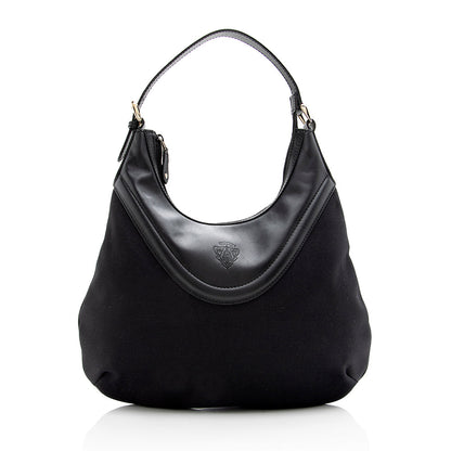 Gucci Nylon Leather Hobo - FINAL SALE