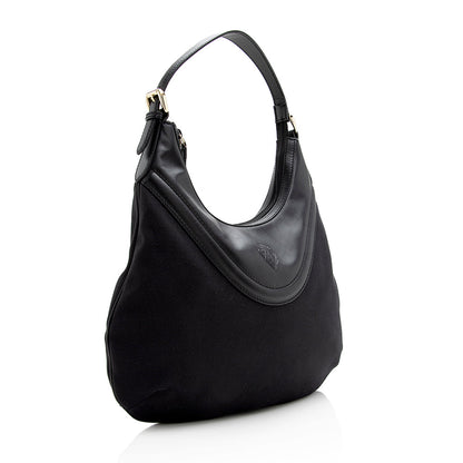 Gucci Nylon Leather Hobo - FINAL SALE