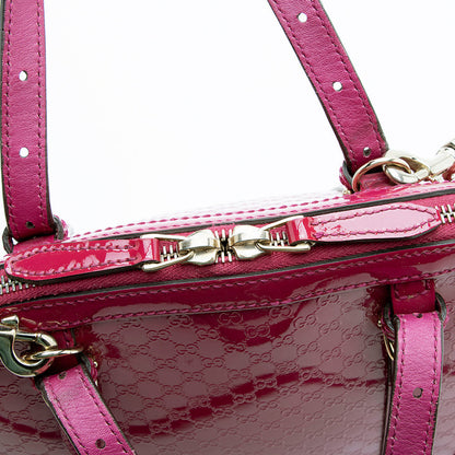 Gucci Microguccissima Patent Leather ]Nice Satchel