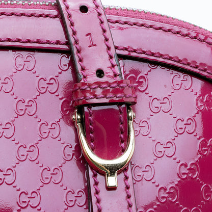 Gucci Microguccissima Patent Leather ]Nice Satchel