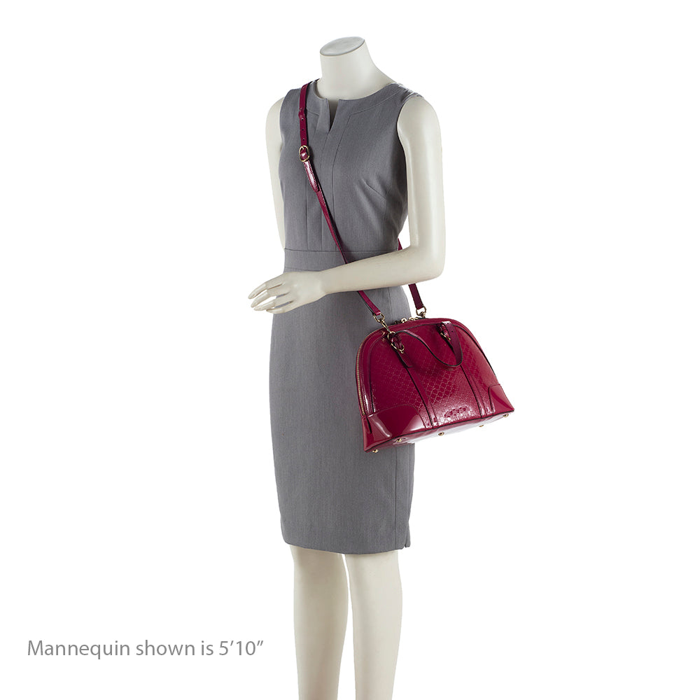 Gucci Microguccissima Patent Leather ]Nice Satchel