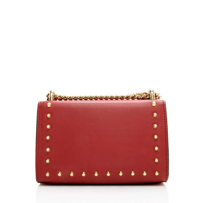 Gucci Pearl Embellished Leather Padlock Small Shoulder Bag - FINAL SALE