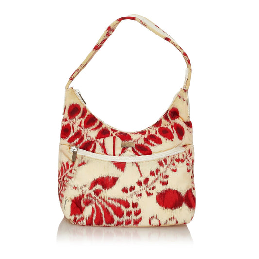 Gucci Printed Canvas Shoulder Bag