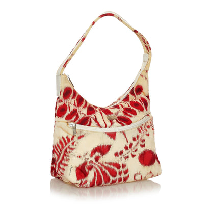 Gucci Printed Canvas Shoulder Bag