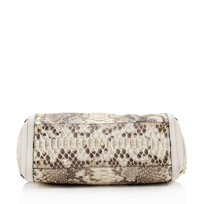 Gucci Python GG Running Large Satchel