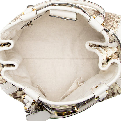 Gucci Python GG Running Large Satchel