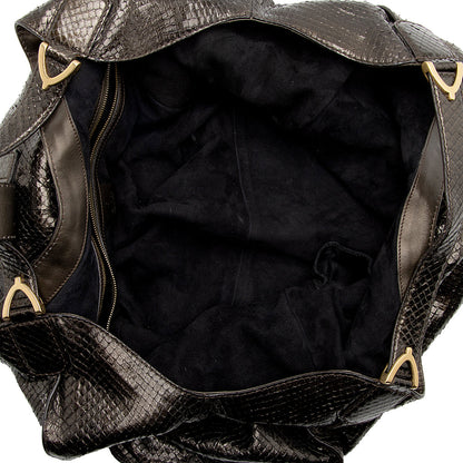 Gucci Python Stirrup Hobo