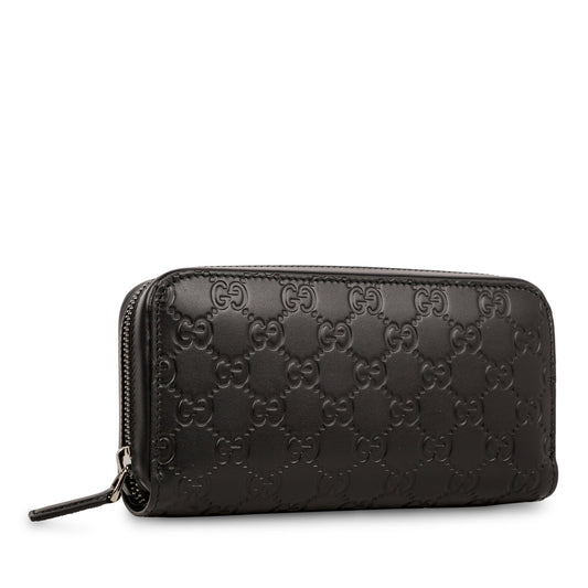 Gucci Signature GG Zip around large wallet