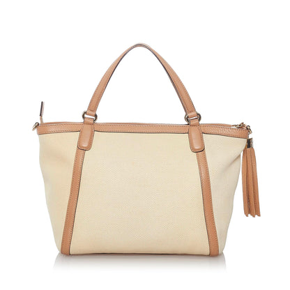 Gucci Soho Cellarius Canvas Satchel