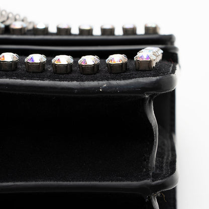 Gucci Suede Crystal Dionysus Small Shoulder Bag
