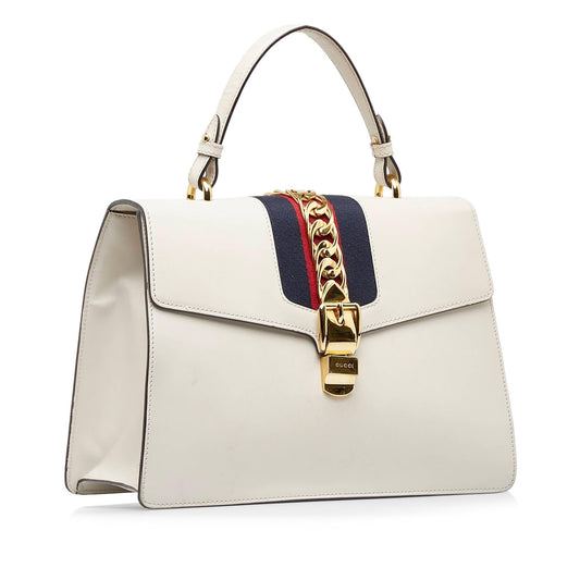 Gucci Sylvie Web Satchel (SHG-RIchpP)