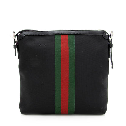Gucci Techno Canvas Web Messenger Bag