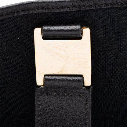 Gucci Vintage GG Canvas Horsebit Small Tote