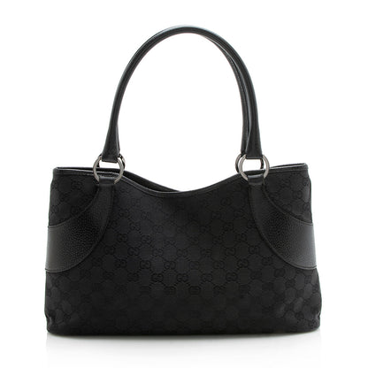 Gucci Vintage GG Canvas Satchel