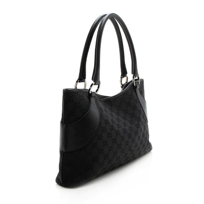 Gucci Vintage GG Canvas Satchel