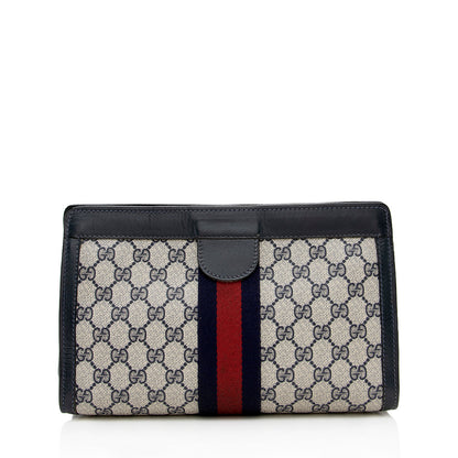 Gucci Vintage GG Plus Web Clutch - FINAL SALE