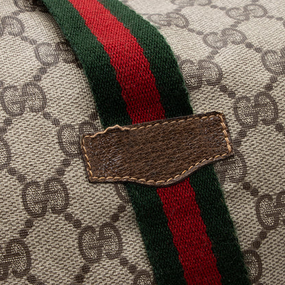 Gucci Vintage GG Plus Web Duffel Bag
