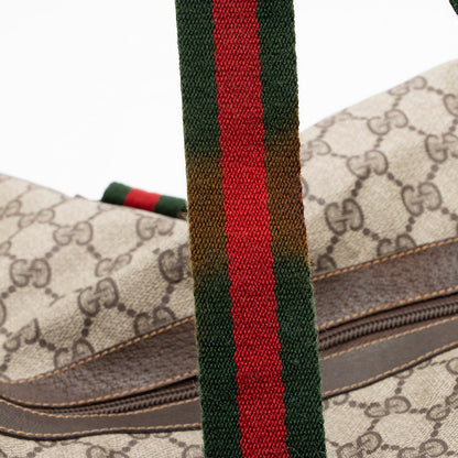 Gucci Vintage GG Plus Web Duffel Bag