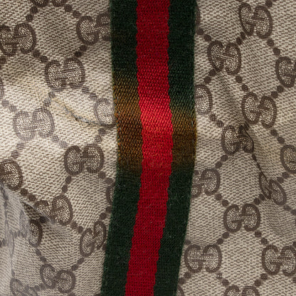 Gucci Vintage GG Plus Web Duffel Bag