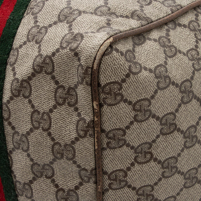 Gucci Vintage GG Plus Web Duffel Bag