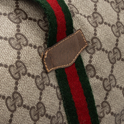 Gucci Vintage GG Plus Web Duffel Bag