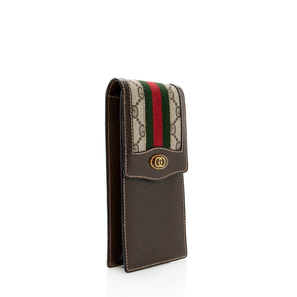Gucci Vintage GG Plus Web Sunglasses Case