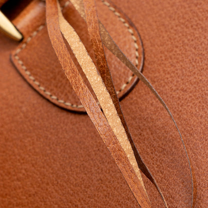Gucci Vintage Leather Push Lock Satchel - FINAL SALE