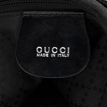 Gucci Vintage Nylon Bamboo Shoulder Bag