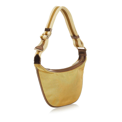 Gucci Web Canvas Hobo Bag