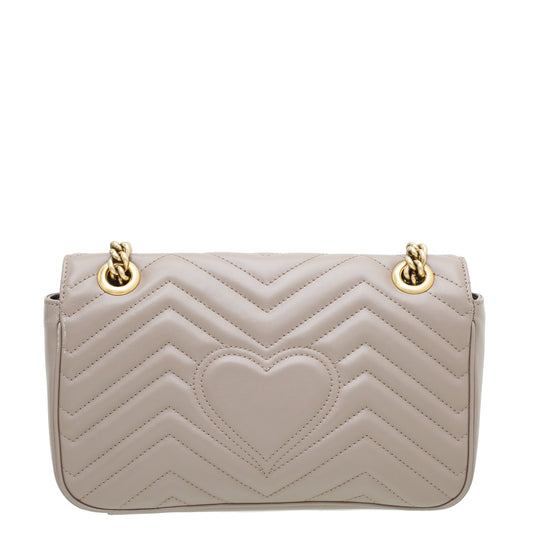 Gucci Dusty Pink GG Marmont Matelassé Small Bag
